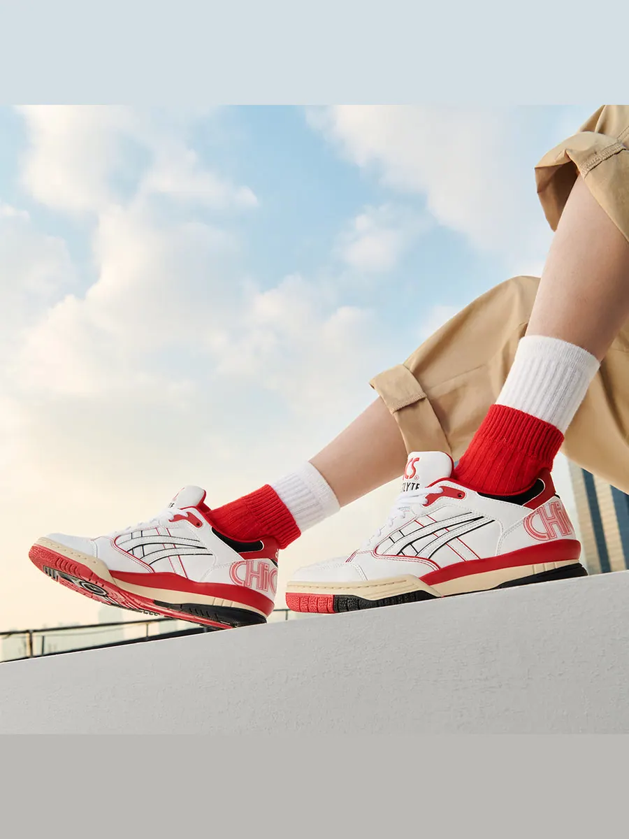 Кроссовки ASICS Gel-Spotlyte Low 'White Red' — изображение 6 из 8, красный