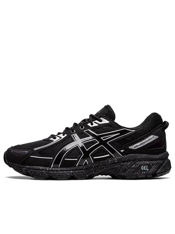 Кроссовки gel-venture 6 trail 'black' Asics — изображение 1 из 4, черный