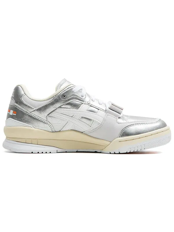 Кроссовки гелевые spotlyte low v2 Asics — изображение 2 из 4, серебристый/белый