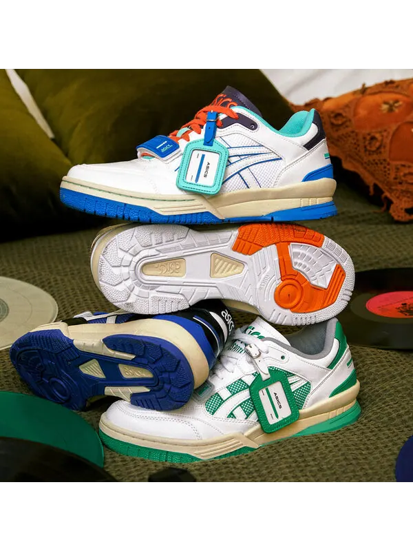 Кроссовки гелевые spotlyte low v2 Asics — изображение 3 из 4, белый, зеленый