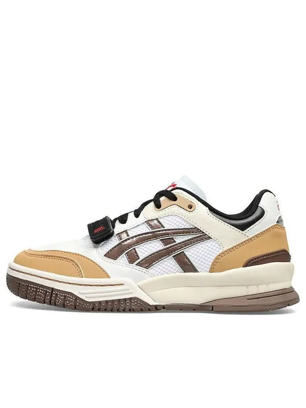 Кроссовки гелевые spotlyte low v2 Asics — изображение 1 из 4, белый/коричневый