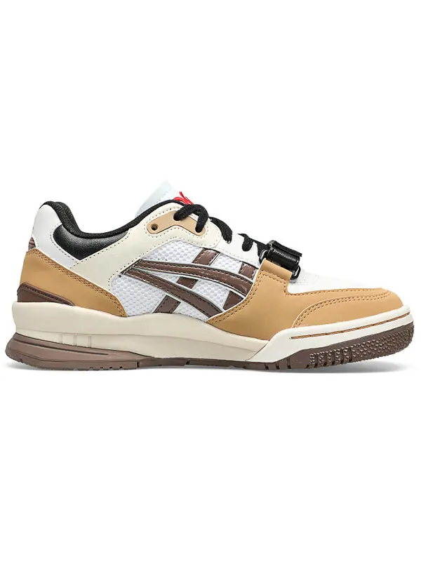 Кроссовки гелевые spotlyte low v2 Asics — изображение 2 из 4, белый/коричневый