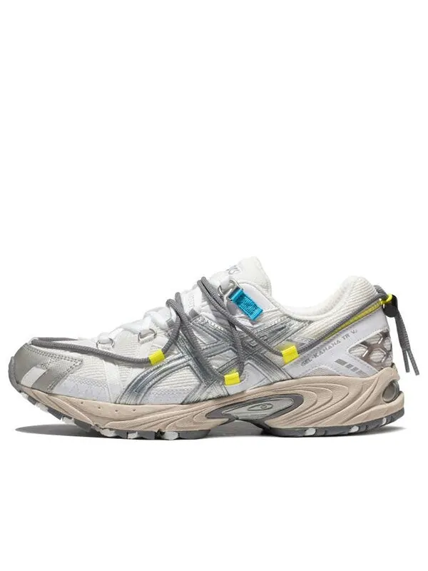 Кроссовки кахана тр v2 Asics — изображение 1 из 4, белый//желтый-синий