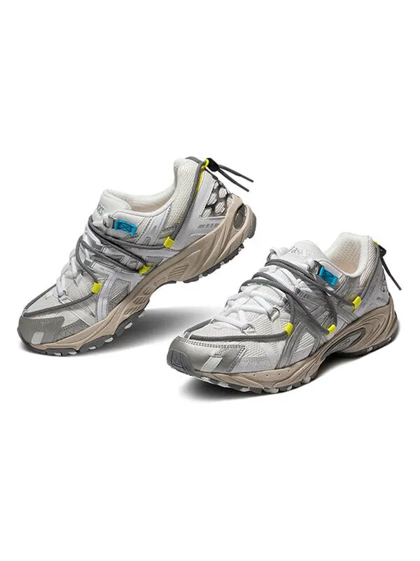 Кроссовки кахана тр v2 Asics — изображение 3 из 4, белый//желтый-синий