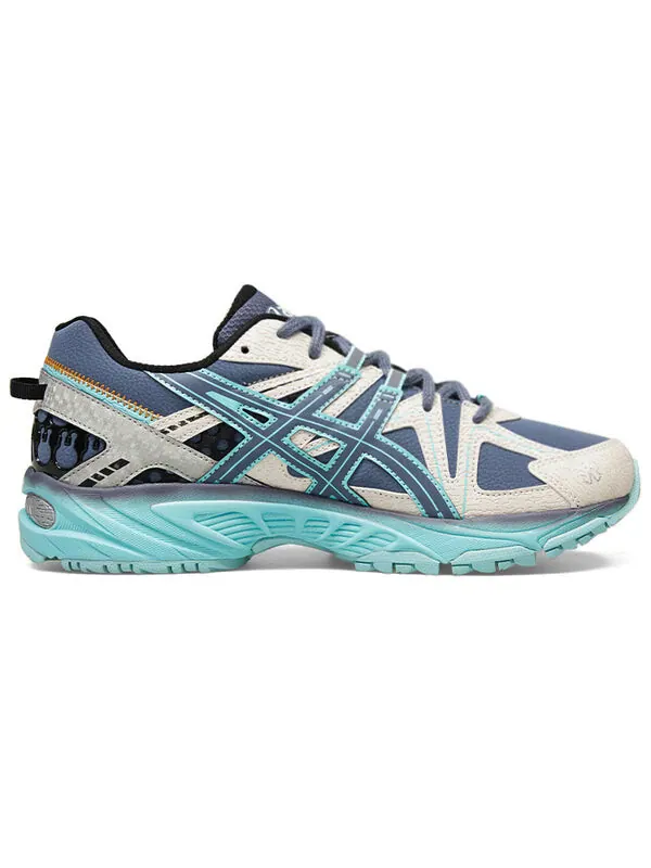 Кроссовки x junna maruyama gel-kahana tr 'white blue' Asics — изображение 2 из 4, синий