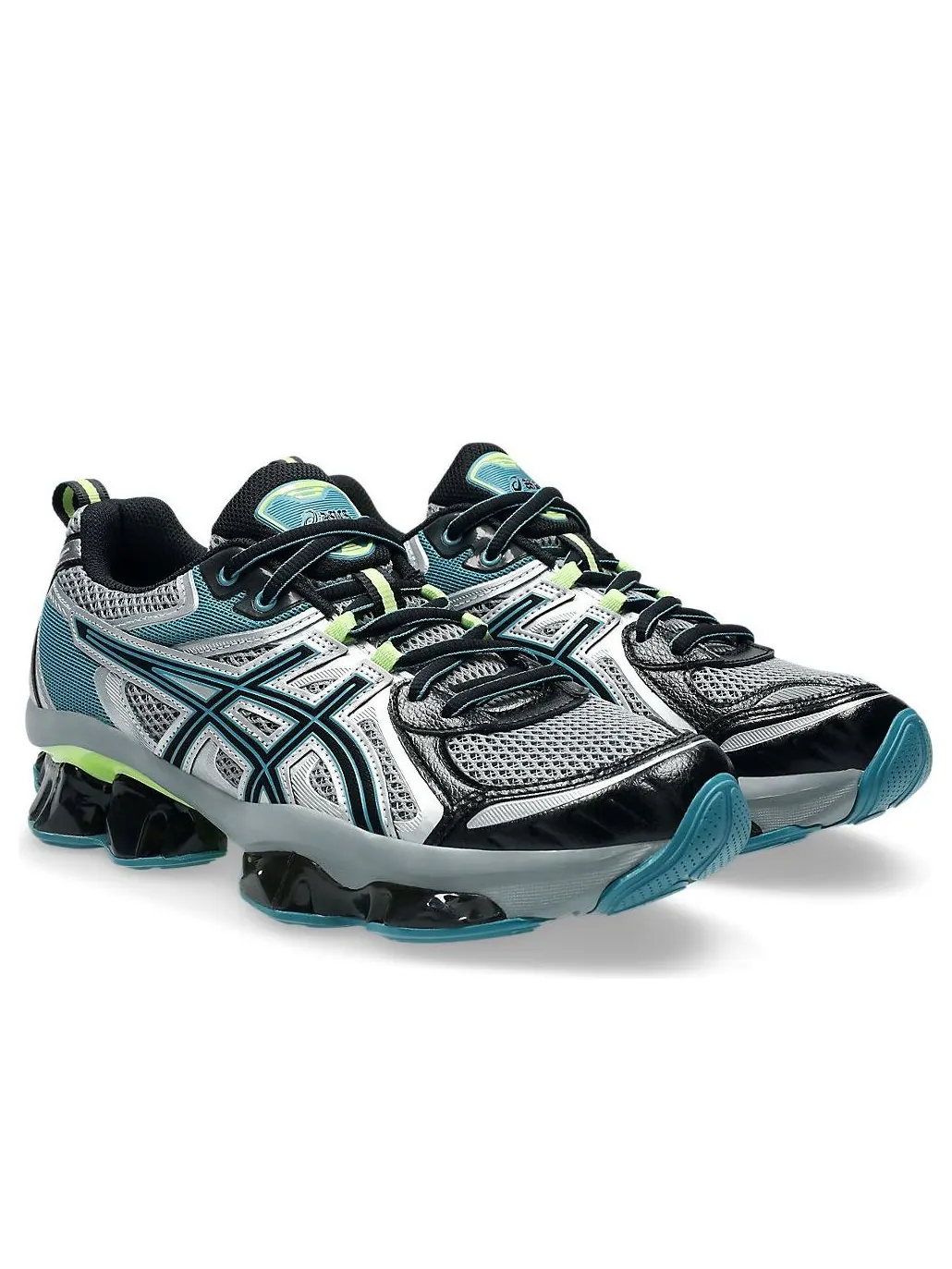 Кроссовки ASICS Gel-Quantum Kinetic 'Gravel Teal Black' — изображение 3 из 6, серебряный