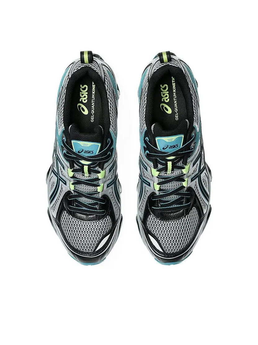 Кроссовки ASICS Gel-Quantum Kinetic 'Gravel Teal Black' — изображение 4 из 6, серебряный