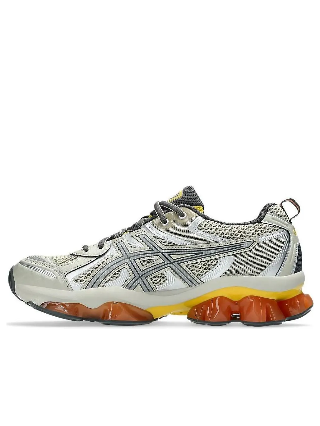 Кроссовки ASICS Gel-Quantum Kinetic 'Grey Orange' — изображение 1 из 7, серебряный