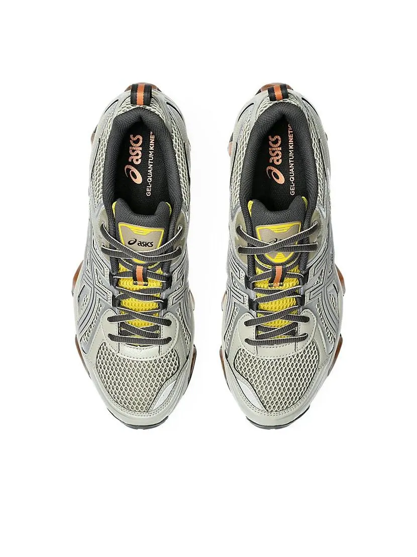 Кроссовки ASICS Gel-Quantum Kinetic 'Grey Orange' — изображение 5 из 7, серебряный