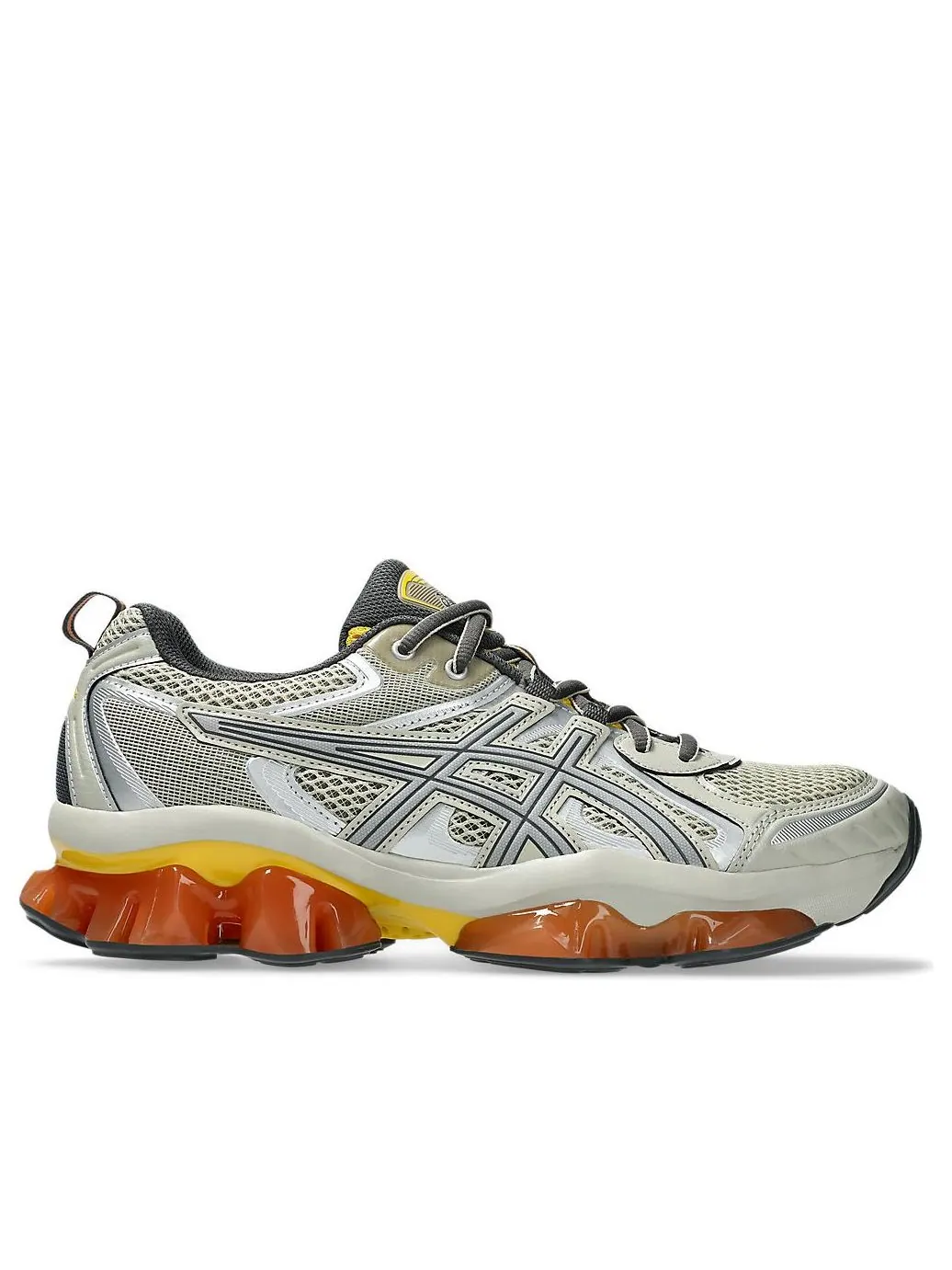 Кроссовки ASICS Gel-Quantum Kinetic 'Grey Orange' — изображение 7 из 7, серебряный