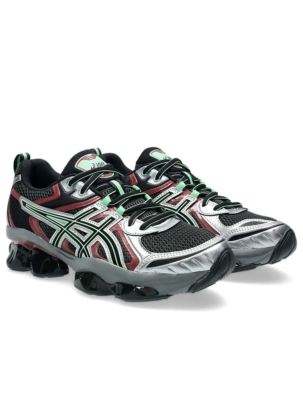 Asics Gel-Quantum Kinetic 'Silver Green-Maroon' — изображение 2 из 7, серебристый/зеленый