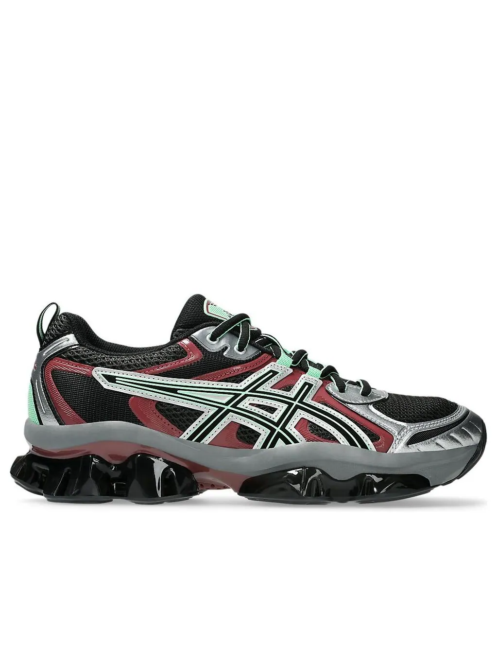 Кроссовки ASICS Gel-Quantum Kinetic 'Silver Green-Maroon' — изображение 7 из 7, серебряный