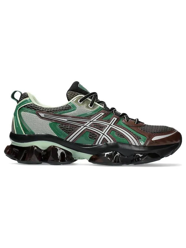 Кроссовки gel quantum kinetic 'dark sepia shamrock' Asics — изображение 2 из 4, темный/зеленый