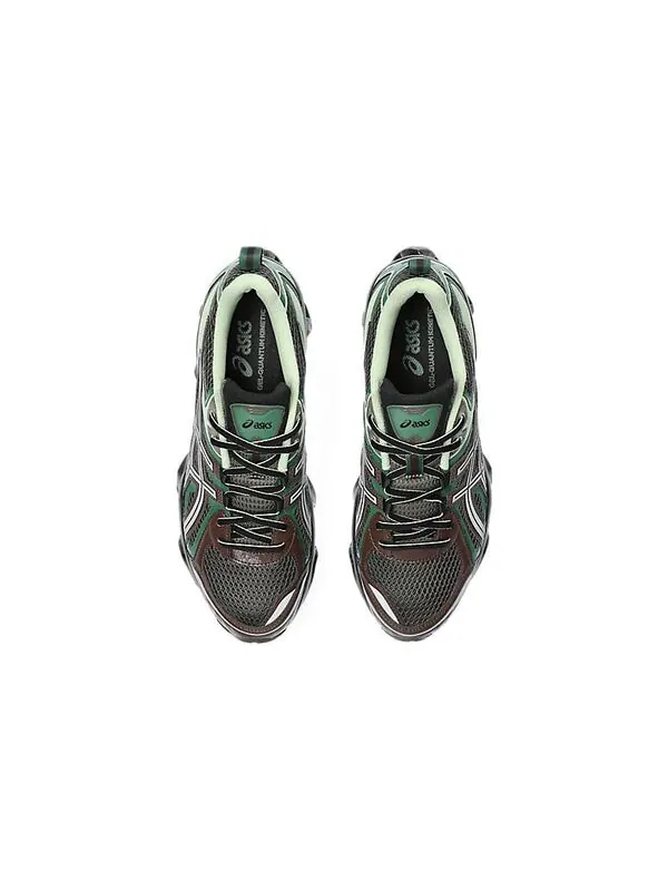 Кроссовки gel quantum kinetic 'dark sepia shamrock' Asics — изображение 4 из 4, темный/зеленый