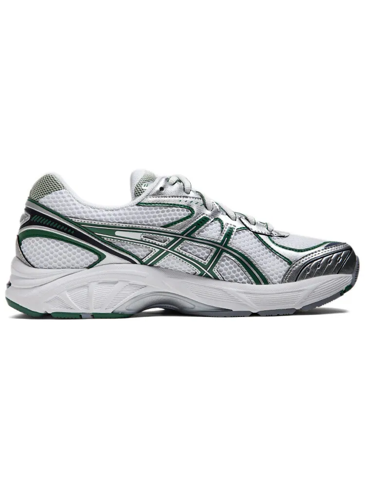 Кроссовки Asics GT-2160 Unisex бело-серебристые — изображение 2 из 5, белый/зеленый