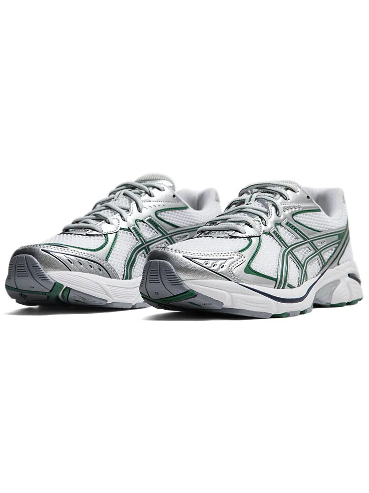 Кроссовки Asics GT-2160 Unisex бело-серебристые — изображение 3 из 5, белый/зеленый