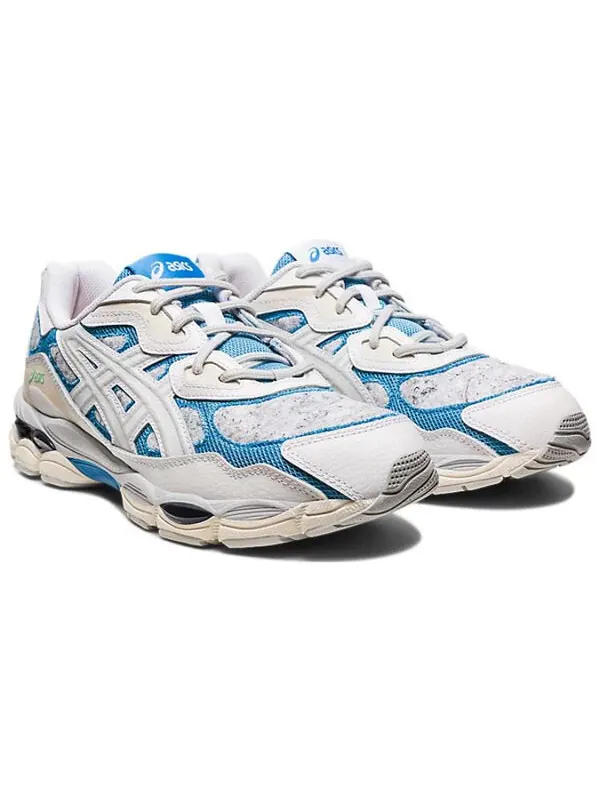Кроссовки гелевые nyc shigen 2.0 Asics — изображение 3 из 4, белый/синий