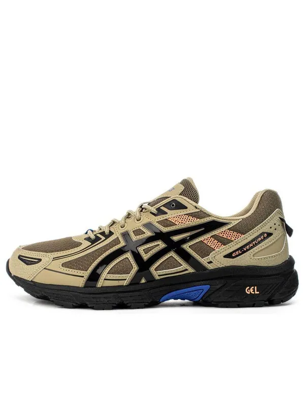 Кроссовки гель венчур 6 Asics — изображение 1 из 4, коричневый/черный