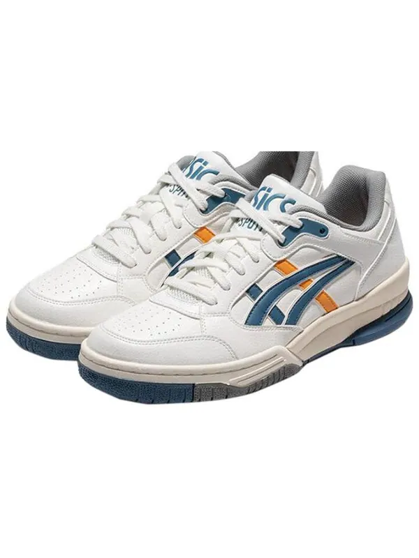 Кроссовки gel-spotlyte sneakers 'white blue' Asics — изображение 2 из 4, белый/синий/оранжевый