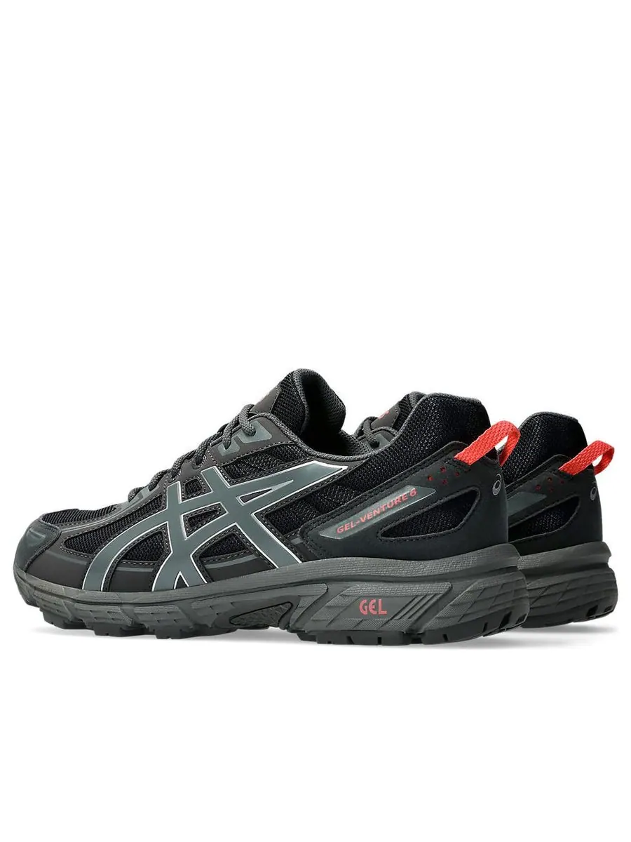 Кроссовки ASICS Gel-Venture 6 'Grey Black Cream' — изображение 3 из 5, серый