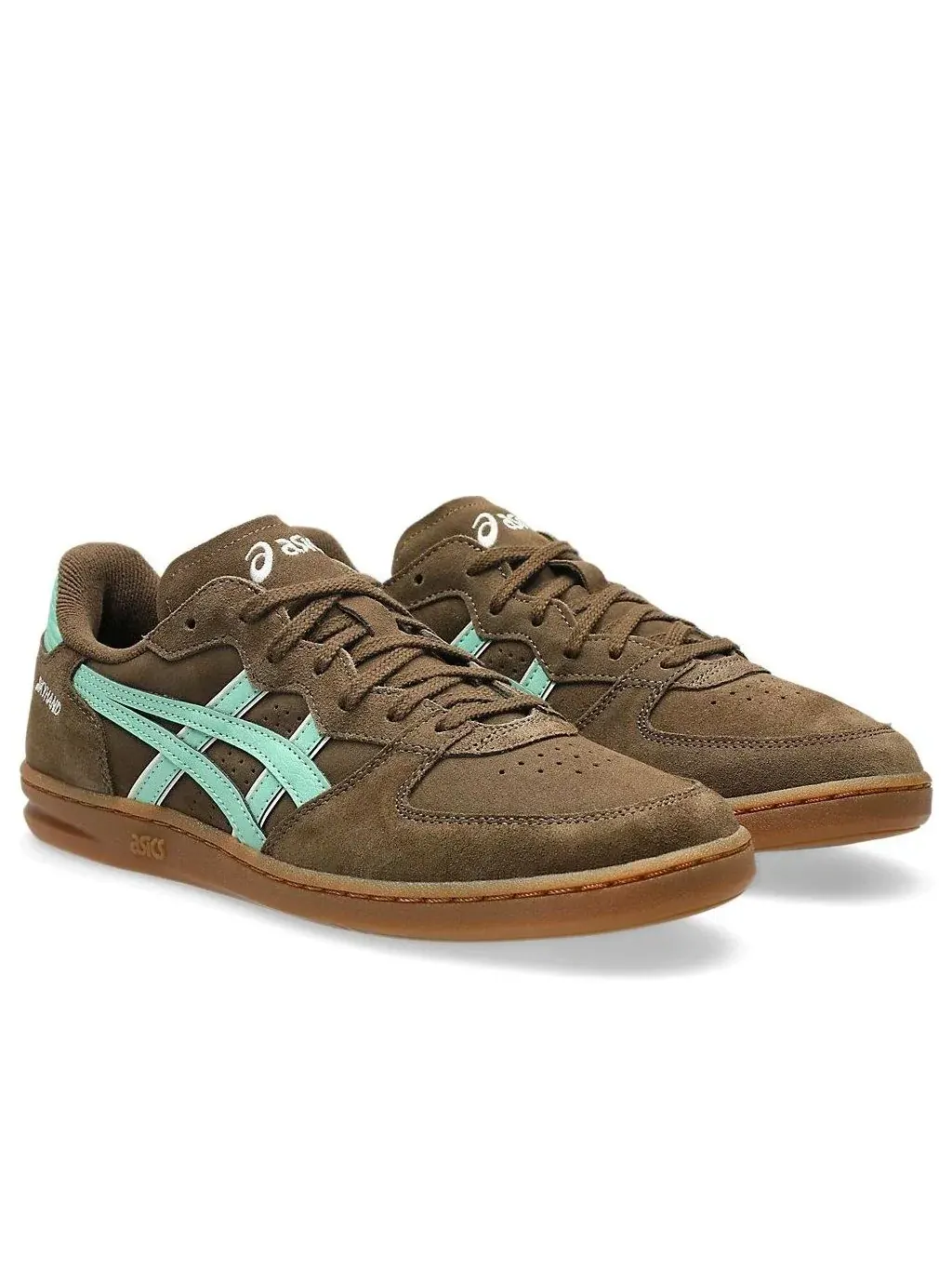 Кроссовки ASICS Skyhand OG 'Brown Storm Ice Green' — изображение 2 из 6, коричневый