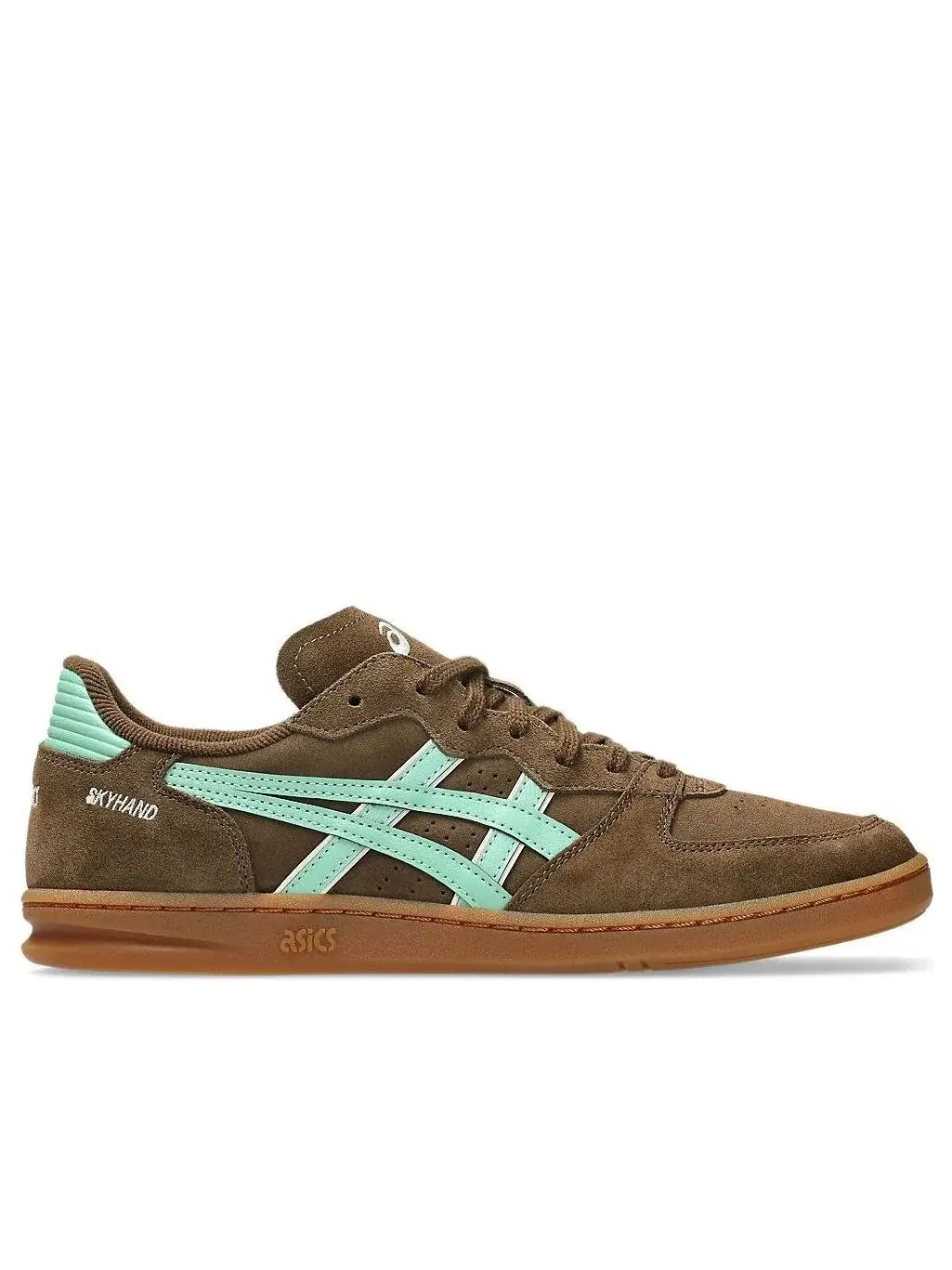 Кроссовки ASICS Skyhand OG 'Brown Storm Ice Green' — изображение 6 из 6, коричневый