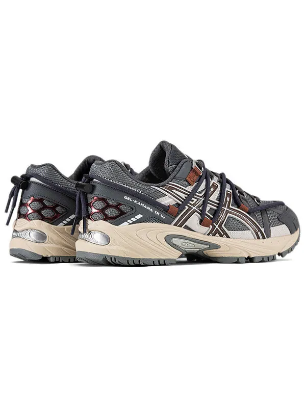 Кроссовки гелевые кахана тр v2 Asics — изображение 4 из 4, темный серый/белый