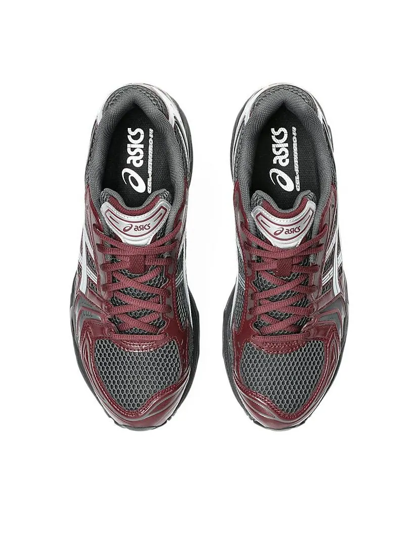 Кроссовки ASICS GEL-Kayano 14 'Obsidian Grey Pure Silver' — изображение 5 из 7, бордовый