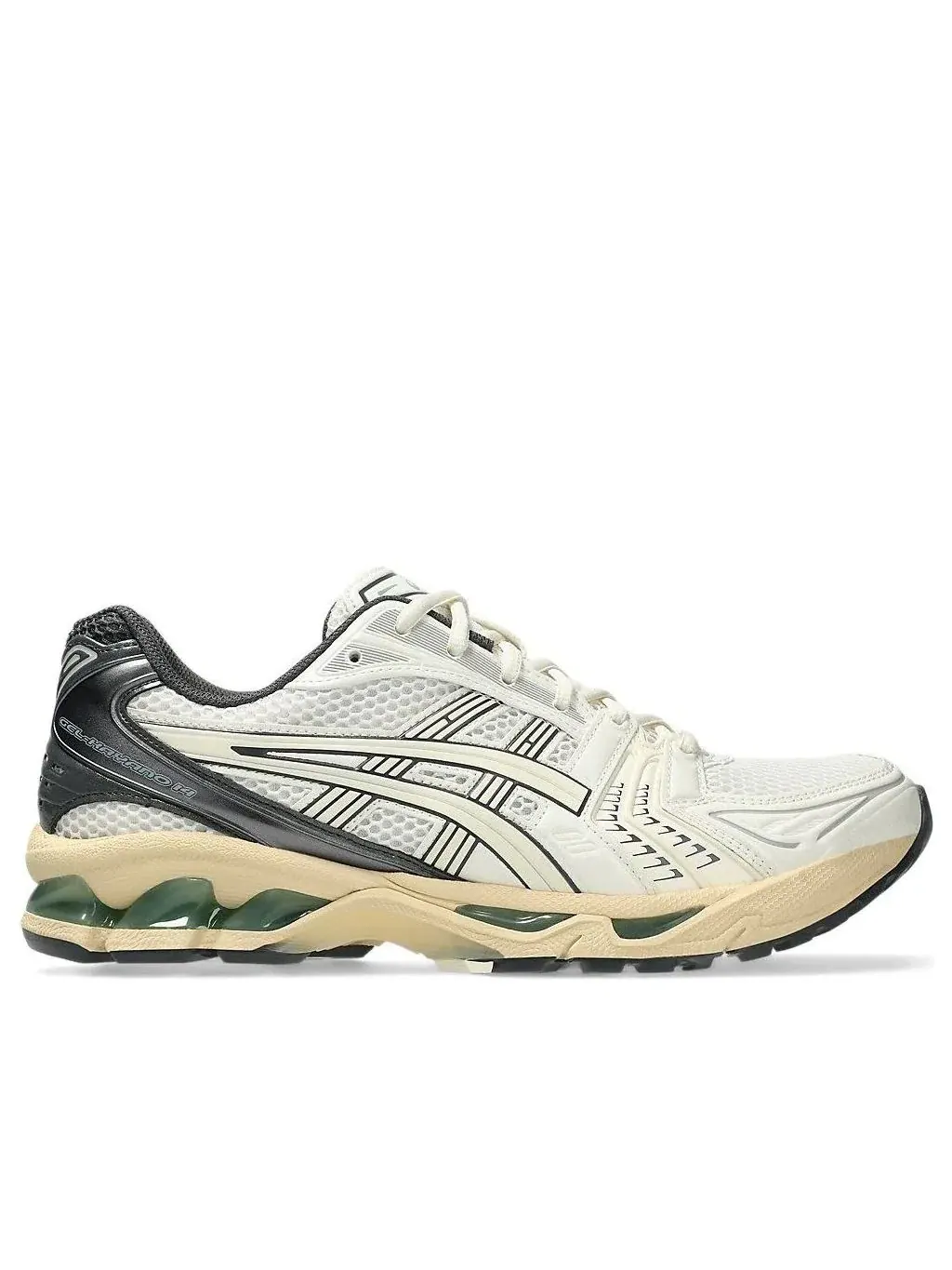 Кроссовки ASICS Gel-Kayano 14 «Кремовый обсидиановый серый» 1203A537-113 — изображение 2 из 7, белый