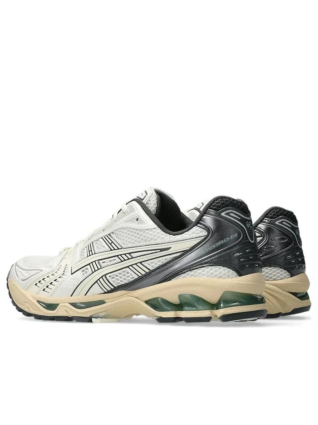 Кроссовки ASICS Gel-Kayano 14 «Кремовый обсидиановый серый» 1203A537-113 — изображение 4 из 7, белый