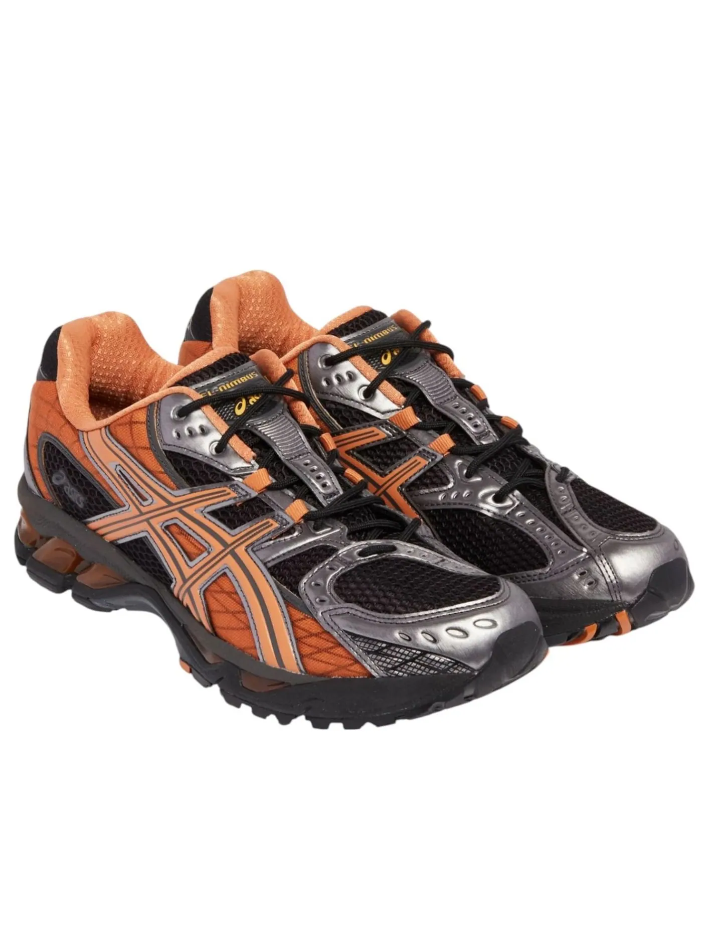 Кроссовки ASICS Gel-Nimbus 10.1 'Black Rust Orange' — изображение 2 из 6, оранжевый
