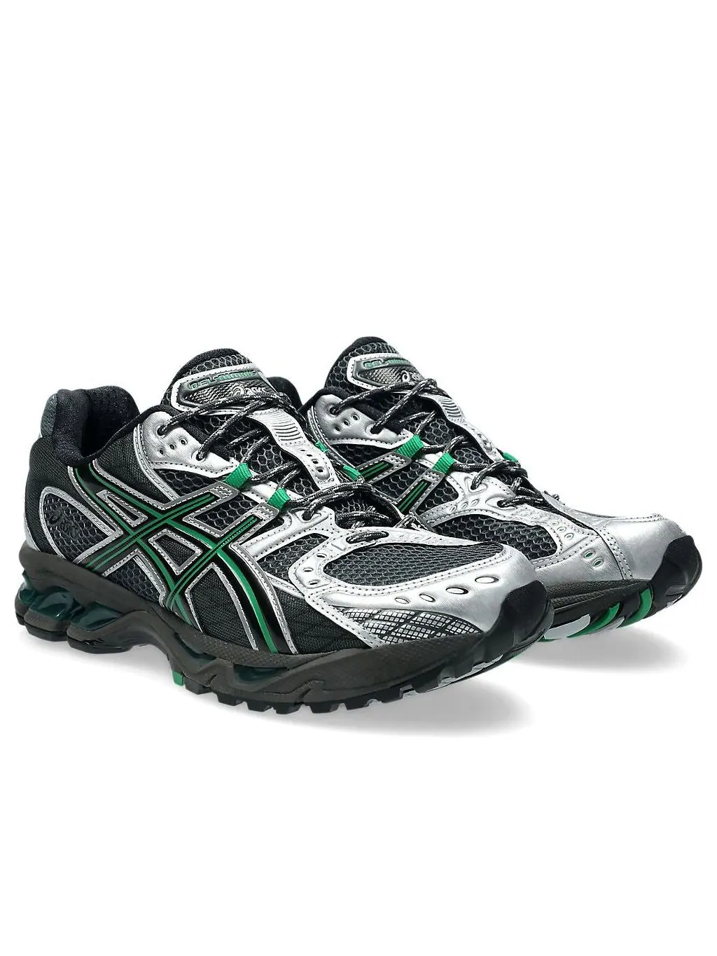 Asics Gel-Nimbus 10.1 'Obsidian Grey Green Basil' — изображение 2 из 6, серый/зеленый