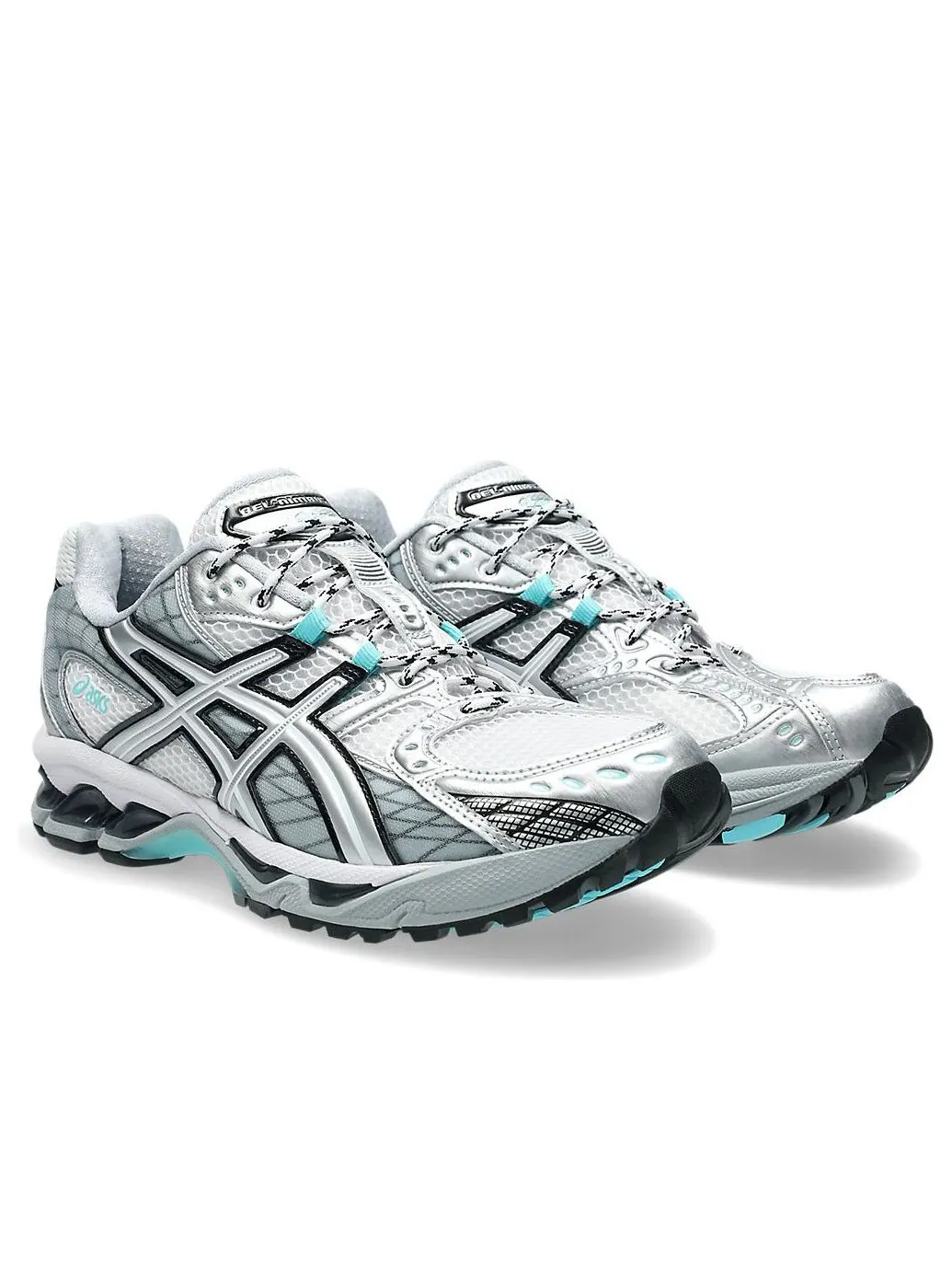 Asics Gel-Nimbus 10.1 'White Piedmont Grey Aqua' — изображение 3 из 7, белый/серый/голубой