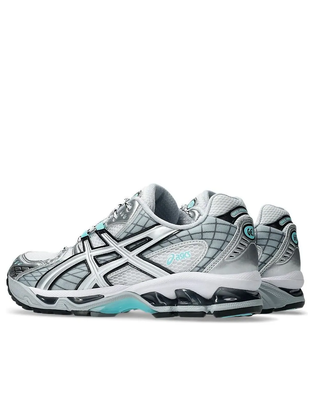 Asics Gel-Nimbus 10.1 'White Piedmont Grey Aqua' — изображение 4 из 7, белый/серый/голубой