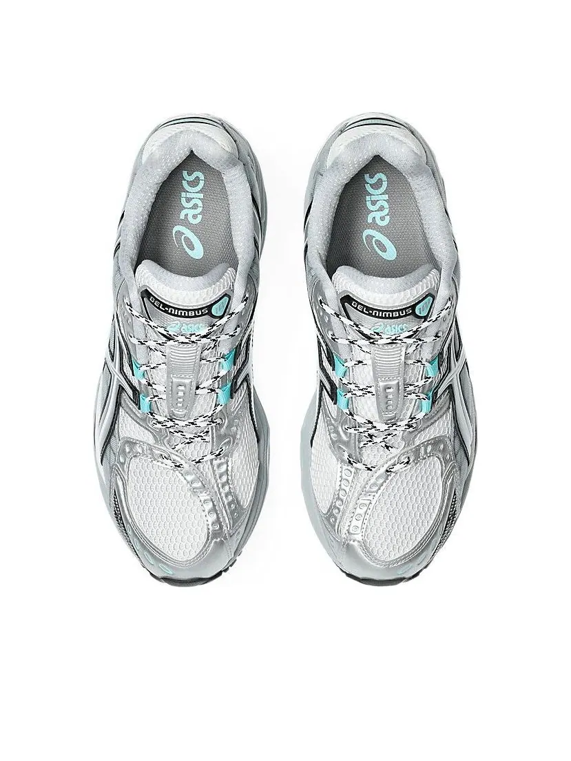 Asics Gel-Nimbus 10.1 'White Piedmont Grey Aqua' — изображение 6 из 7, белый/серый/голубой