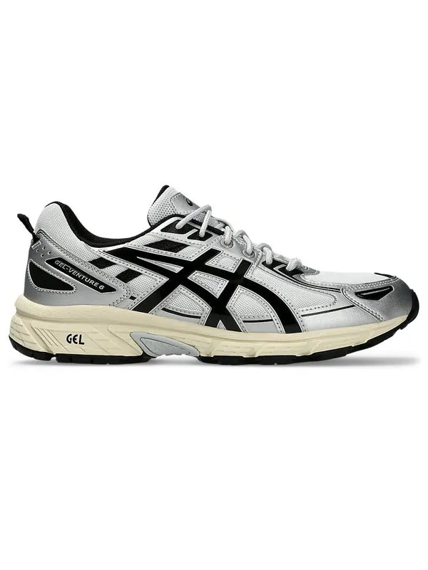 Кроссовки gel-venture 6 'white black silver' Asics — изображение 2 из 4, белый/черный/серебристый