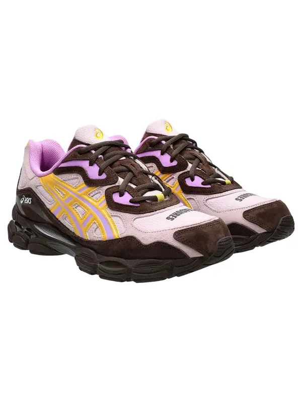 Кроссовки x pleasures gel-nyc 'pink brown' Asics — изображение 2 из 4