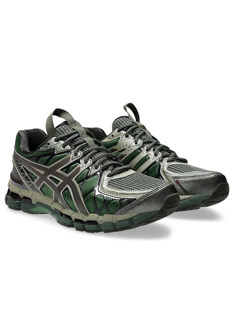 Кроссовки ASICS x Kiko Kostadinov UB10-S Gel-Kayano 20 'Moss Gunmetal' — изображение 3 из 7, зеленый