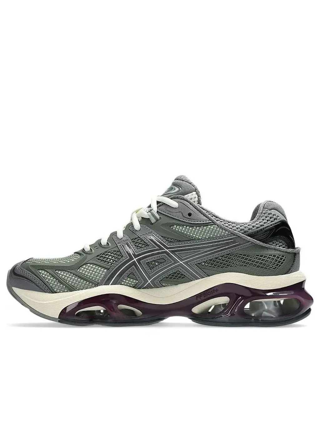 Кроссовки ASICS Gel-Kinetic 2.0 'Lichen Green Beniimo Purple' 1203A678-300 — изображение 1 из 7, зеленый