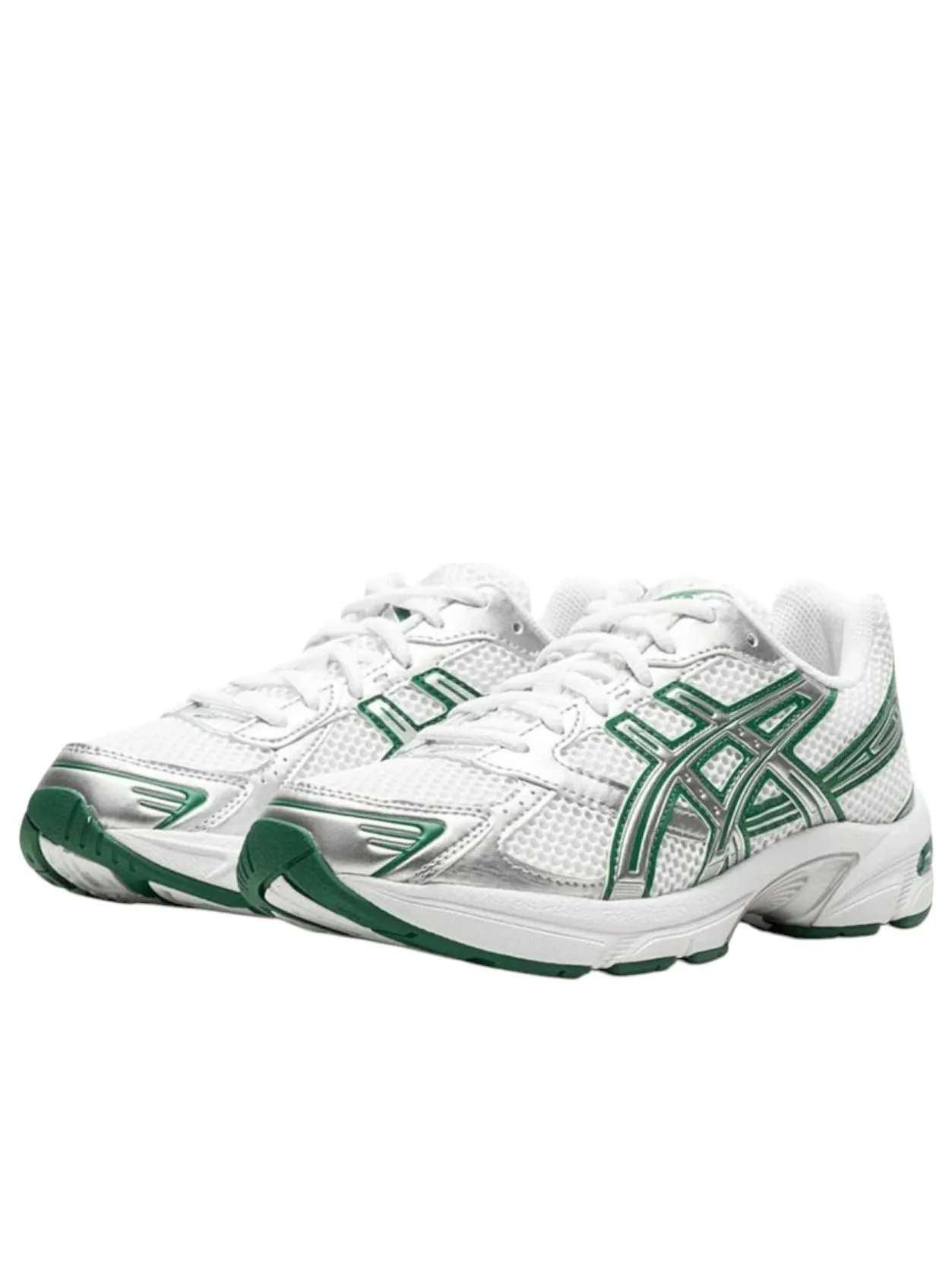 Кроссовки ASICS Gel-1130 'White Silver Green' — изображение 2 из 4, белый