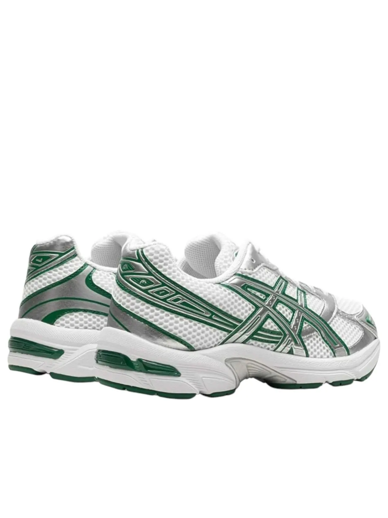 Кроссовки ASICS Gel-1130 'White Silver Green' — изображение 3 из 4, белый