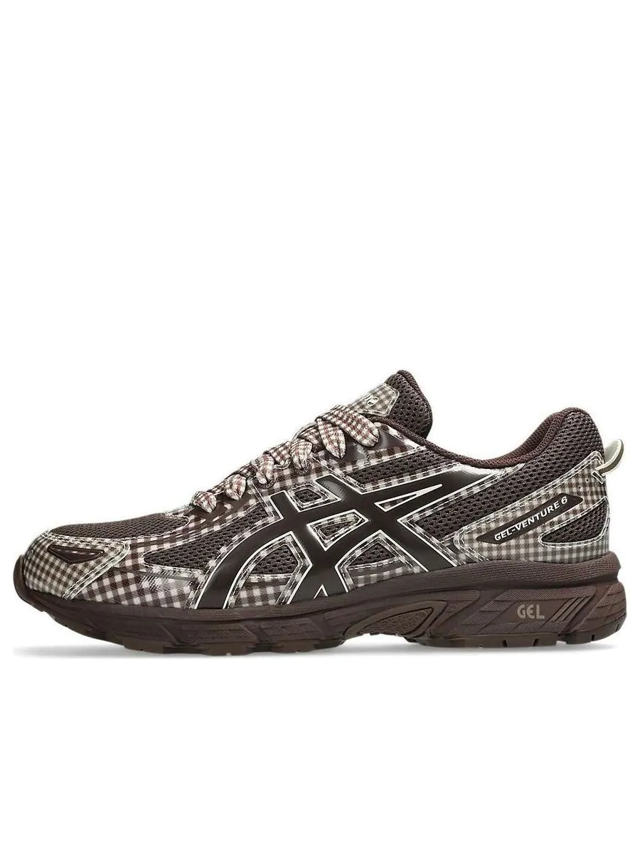 Кроссовки ASICS x Story mfg. Gel-Venture 6 'Reddish Brown Gingham' — изображение 1 из 7, коричневый