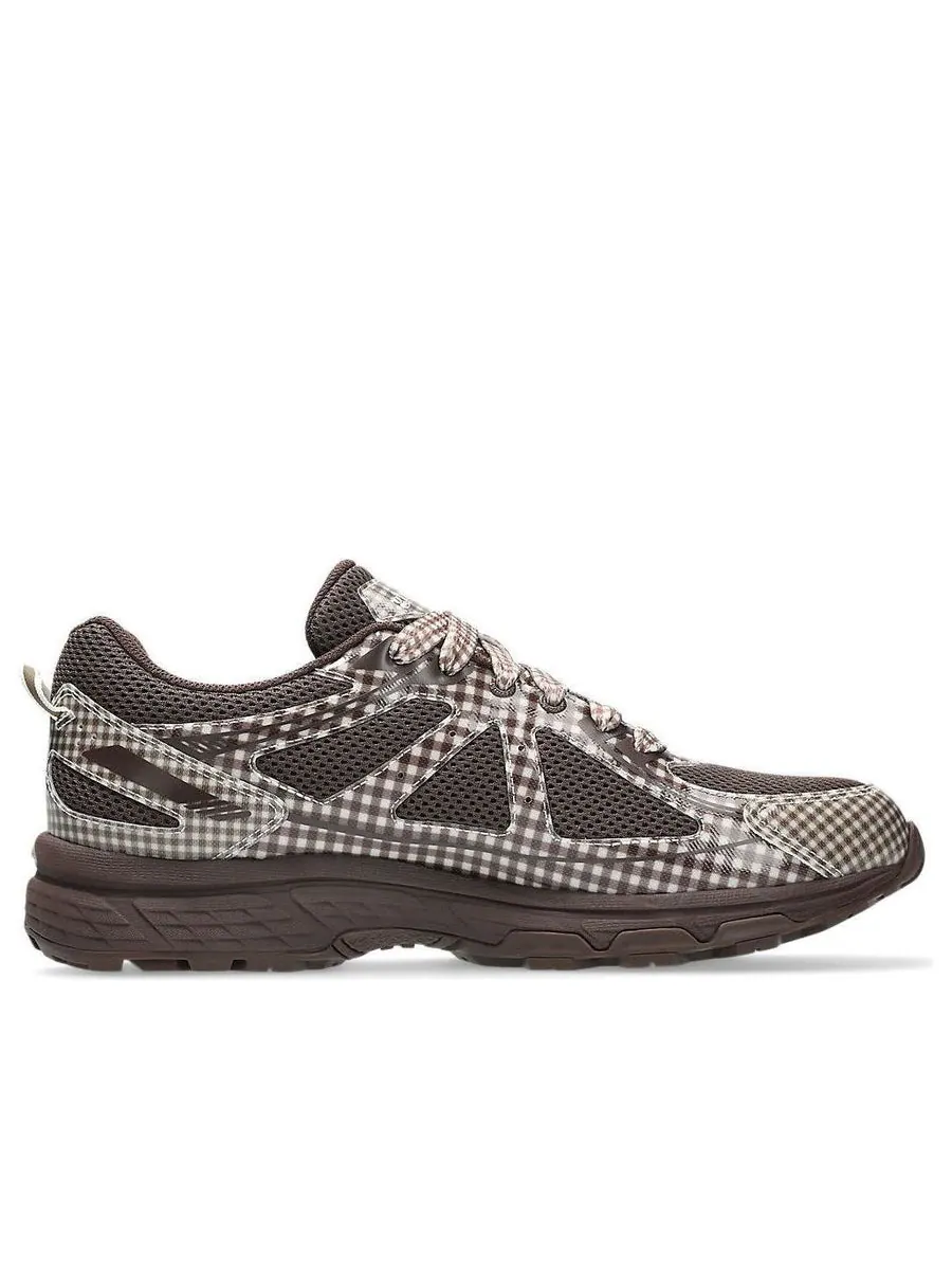 Кроссовки ASICS x Story mfg. Gel-Venture 6 'Reddish Brown Gingham' — изображение 2 из 7, коричневый