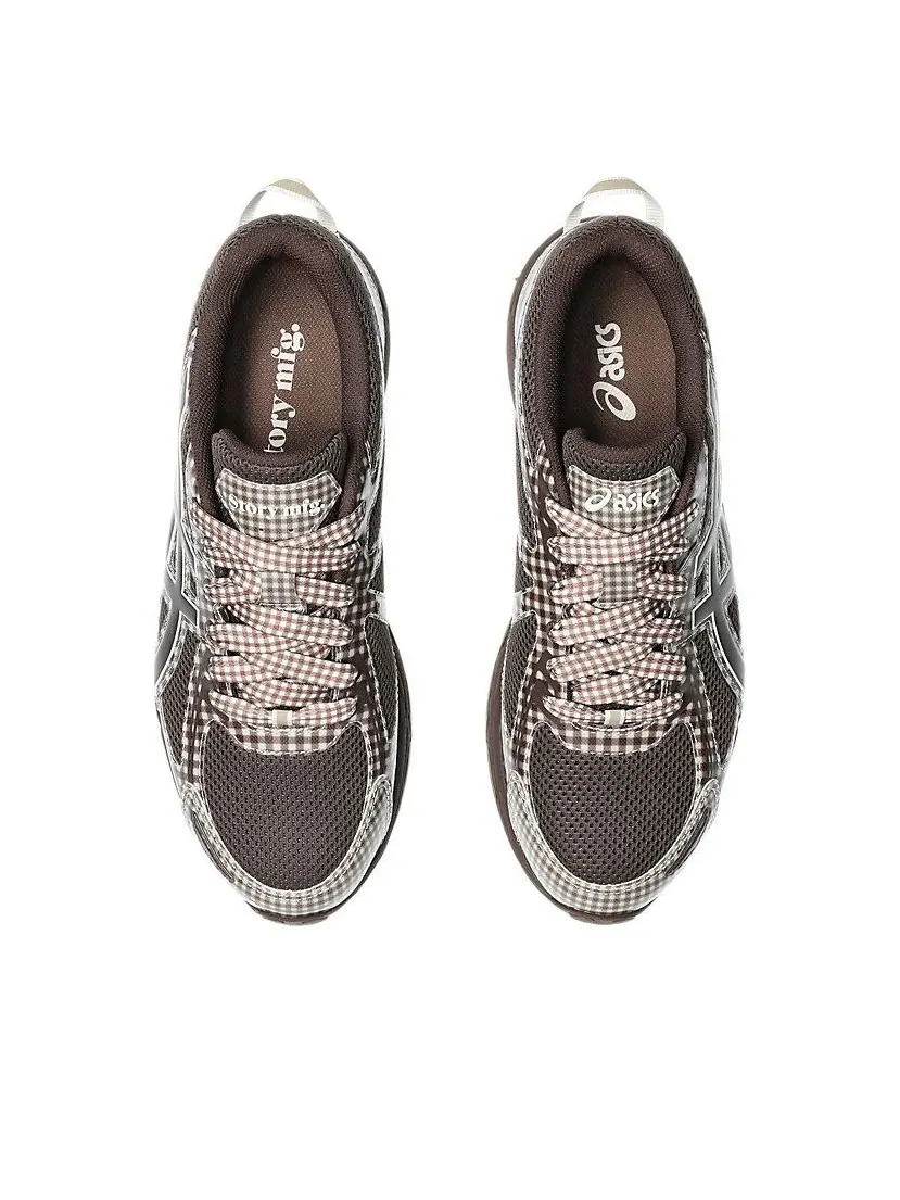 Кроссовки ASICS x Story mfg. Gel-Venture 6 'Reddish Brown Gingham' — изображение 6 из 7, коричневый