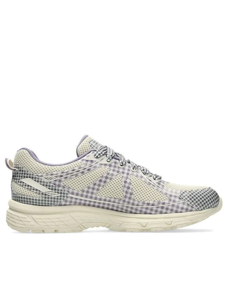 Кроссовки ASICS x Story mfg. Gel-Venture 6 'Vanilla Violet Quartz Gingham' — изображение 2 из 7, бежевый