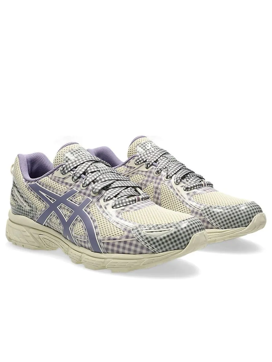Кроссовки ASICS x Story mfg. Gel-Venture 6 'Vanilla Violet Quartz Gingham' — изображение 3 из 7, бежевый