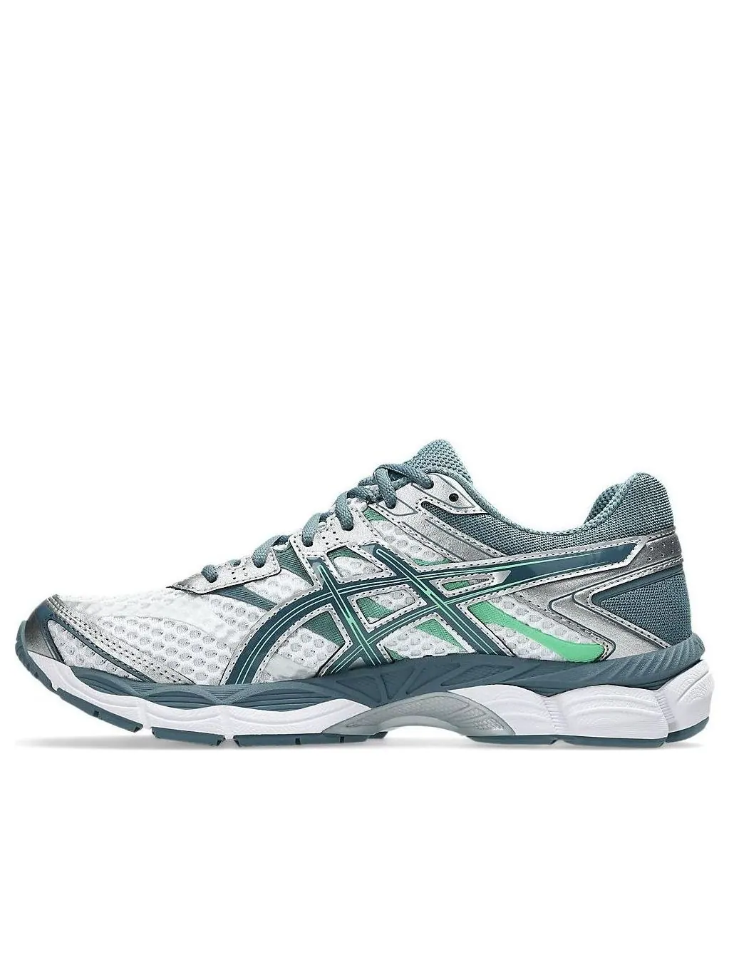 Кроссовки ASICS Gel-Cumulus 16 'White Ironclad' — изображение 1 из 7, зеленый