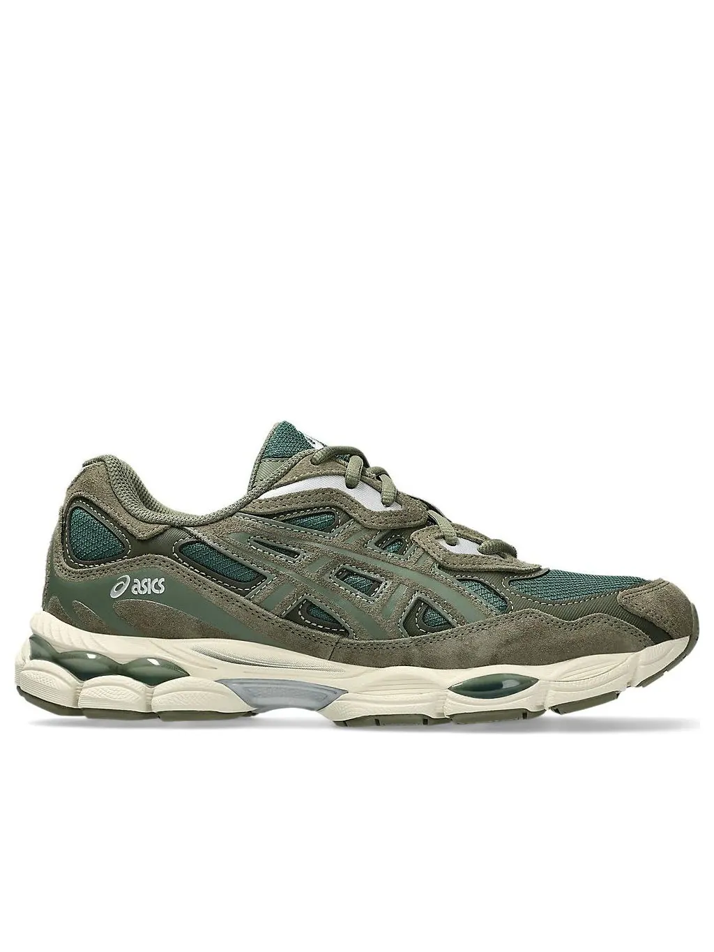 Кроссовки ASICS Gel-NYC 'Grove Olive Canvas' — изображение 2 из 7, оливковый зеленый