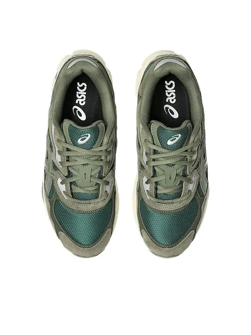 Кроссовки ASICS Gel-NYC 'Grove Olive Canvas' — изображение 6 из 7, оливковый зеленый