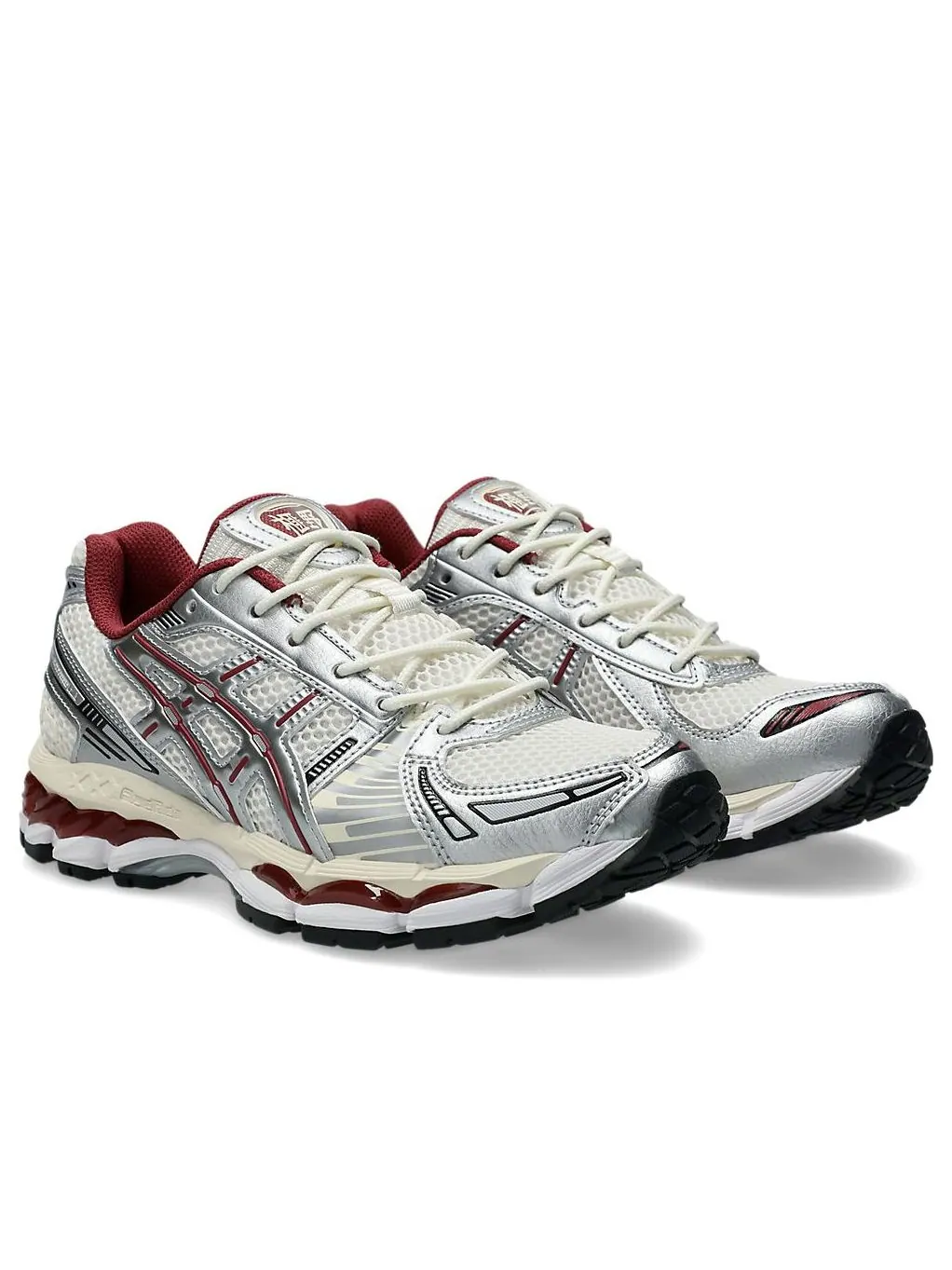 Кроссовки ASICS Gel-Kayano 12.1 'Silver Burgundy' — изображение 2 из 6, серебряный